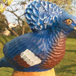 Sculptuur Kroonduif