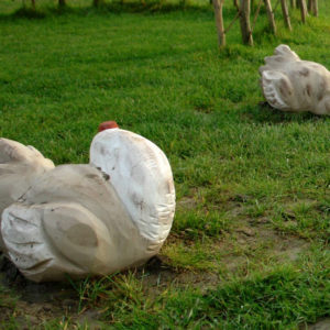 Sculptuur Hen (Kip)