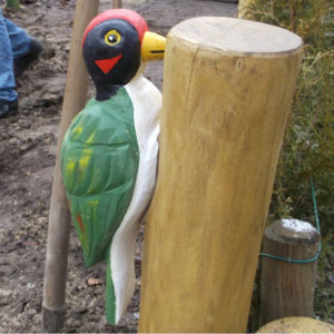 Sculptuur Specht